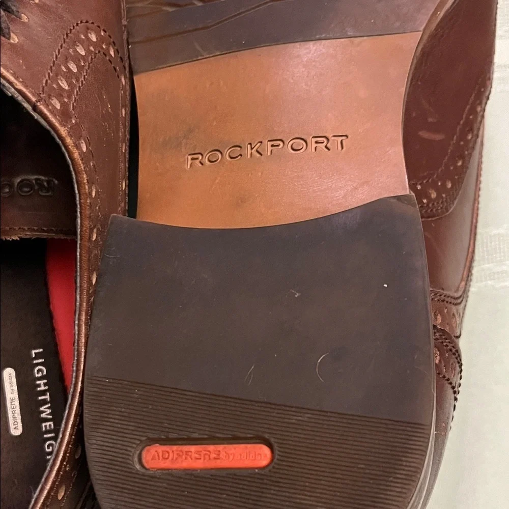 ROCKPORTClassic Brown Leather Men's Dress Shoes size 11W